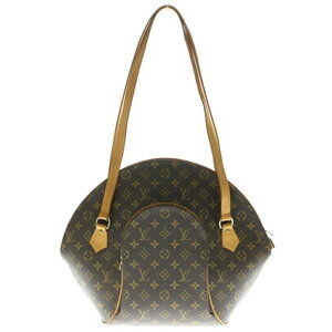Louis Vuitton Monogram Ellipse Shopping Handbag Brown Leather